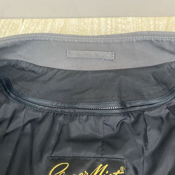 Vintage CLIPPER MIST Men's Size 38 Reg Gray Trench Over Coat w/ Zip-Out Liner - Picture 12 of 16